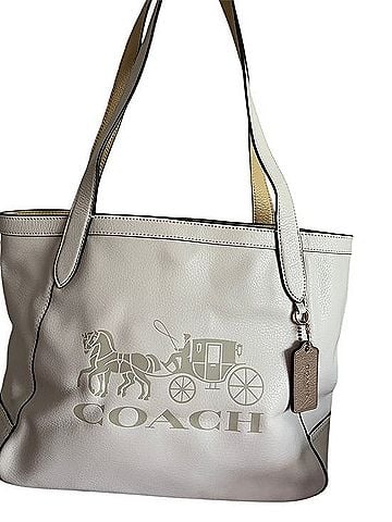 Coach Leather Tote (view 1)
