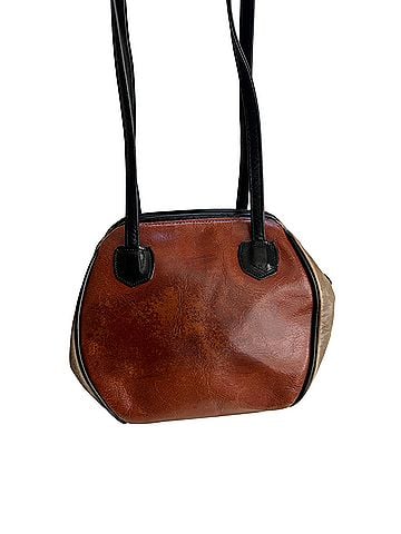 Carlos Falchi Leather Crossbody Bag (view 2)