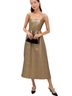 Tuckernuck 100% Polyester 100% Polyester Solid Gold Black Cocktail Dress Size XXL - photo 1