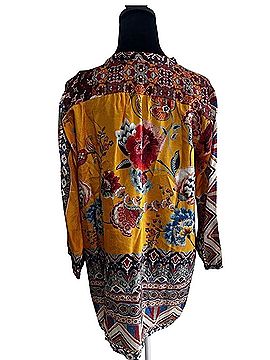 Johnny Was Sasha Maine Tunic Long Sleeve Button-Down Shirt (view 2)