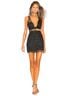 Hours 100% Polyester 96% Polyester 4% Spandex Polka Dots Black Cocktail Dress Size S - photo 1