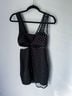 Hours 100% Polyester 96% Polyester 4% Spandex Polka Dots Black Cocktail Dress Size S - photo 3