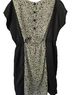 Bar III 100% Polyester Animal Print Black White Casual Dress Size L - photo 2
