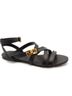 Tory Burch 100% Leather Black Sandals Size 7 1/2 - photo 8