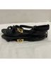 Tory Burch 100% Leather Black Sandals Size 7 1/2 - photo 9
