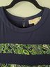 Michael Kors Paisley Blue Green Active Dress Size L - photo 5