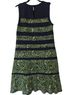 Michael Kors Paisley Blue Green Active Dress Size L - photo 2