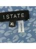 1.State 100% Polyester Leopard Print Blue Short Sleeve Blouse Size XL - photo 4