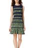 Michael Kors Paisley Blue Green Active Dress Size L - photo 1