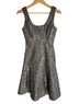 Yoana Baraschi 90% Polyester 7% Elastane 3% Nylon 100% Poly Print Silver Cocktail Dress Size 2 - photo 1