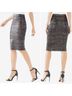 BCBGMAXAZRIA Solid Black Gold Formal Skirt Size XXS - photo 4