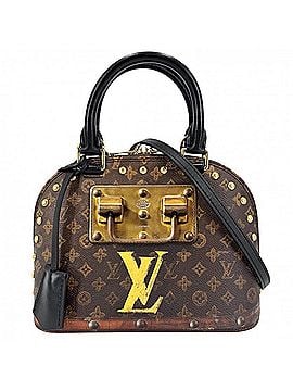 Louis Vuitton Louis Vuitton Women's Transformed Monogram Alma BB Handbag Shoulder Bag Mini Brown Time Trunk LOUIS VUITTON M52743 Gold Hardware (view 1)