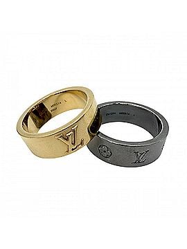 Louis Vuitton Louis Vuitton Men's Ring - LV Instinct Set 2 Large Size Accessories LOUIS VUITTON M00514 Gold and Silver Approx. 18.8g (total) (view 1)