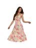 Francesca's 100% Polyester Floral Pink White Casual Dress Size L - photo 1