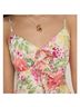 Francesca's 100% Polyester Floral Pink White Casual Dress Size L - photo 4