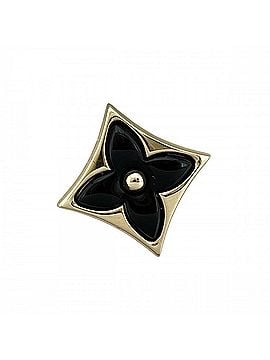 Louis Vuitton Louis Vuitton Women's Star Color Flossam BB Earrings, Jewelry Accessory, Au750 18K PG (Pink Gold), Onyx, Q16639, Black, Approx. 1.8g (view 1)