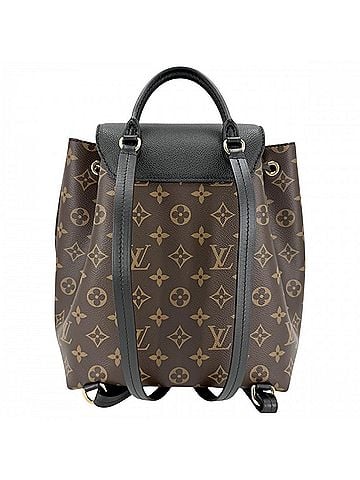 Louis Vuitton Louis Vuitton Women's Monogram Montsouris NM PM Backpack, Bag, LOUIS VUITTON M45515, Brown/Black with Gold Hardware (view 2)