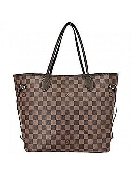 Louis Vuitton Louis Vuitton Neverfull MM Tote Bag for Women, Handbag/Shoulder Bag, LOUIS VUITTON N40599, Damier Canvas, Brown, Gold Hardware (view 1)
