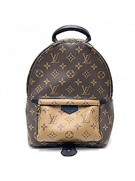 Louis Vuitton Louis Vuitton Women's Monogram Palm Springs Backpack PM, Brown, M43116, Gold Hardware (view 1)