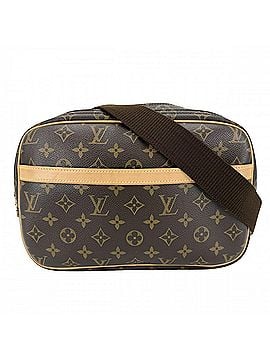 Louis Vuitton Louis Vuitton Reporter PM Shoulder Bag for Women, M45254, Monogram Canvas, Brown, Gold Hardware (view 1)