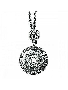 Bvlgari BVLGARI Astrale Cerchi Pendant Necklace for Women, Adjustable, 18K White Gold (WG750), Diamond, Approx. 18.8g (view 2)
