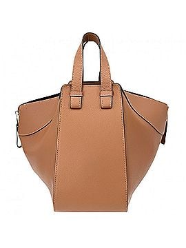 Loewe Loewe Women's Hammock Bag, Shoulder Handbag, Crossbody Tote Leather, LOEWE 387.30.S35, Calfskin, Brown, Silver Hardware (view 2)