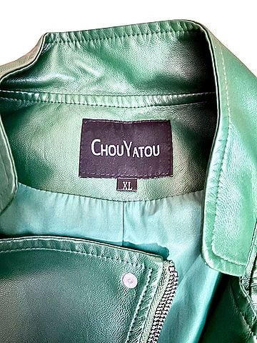 Chouyatou Leather Jacket (view 2)