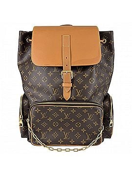 Louis Vuitton Louis Vuitton Men's Trio Backpack, M44658, Monogram Canvas, Brown, Gold Hardware (view 1)