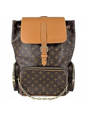 Louis Vuitton Louis Vuitton Men's Trio Backpack, M44658, Monogram Canvas, Brown, Gold Hardware (view 1)