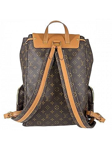 Louis Vuitton Louis Vuitton Men's Trio Backpack, M44658, Monogram Canvas, Brown, Gold Hardware (view 2)