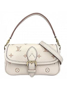 Louis Vuitton Louis Vuitton Women's Nano Diane Handbag Mini Bag Shoulder Crossbody LOUIS VUITTON M13642 Monogram Empreinte Beige Pink Gold Hardware (view 1)