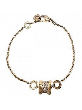 Bvlgari Bvlgari Bulgari B-zero 1 Bracelet for Women, Adjustable, Au750 PG 18K Gold, Diamond, Approx. 8.1g (view 1)