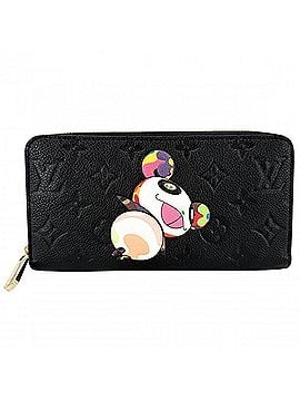 Louis Vuitton Louis Vuitton Women's Long Wallet LV x TM Zippy Takashi Murakami Monogram Empreinte Panda Round Zipper LOUIS VUITTON M14160 Black Multicolor Gold Hardware (view 1)