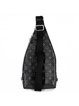 Louis Vuitton Louis Vuitton Men's Duo Sling Bag Crossbody Shoulder LOUIS VUITTON M30936 Monogram Eclipse Taigarama Black Silver Hardware (view 2)