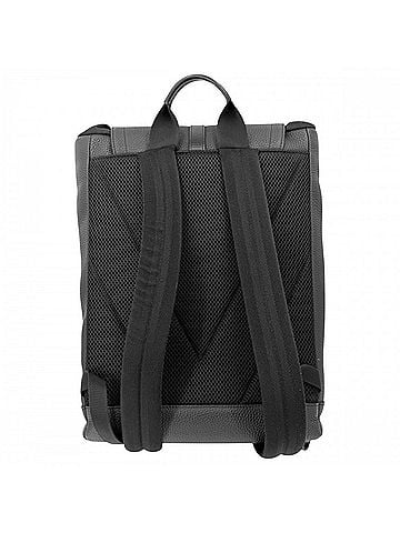 Louis Vuitton Louis Vuitton Christopher Slim Backpack for Men, M58644, Leather, Black, Black with Silver Hardware (view 2)