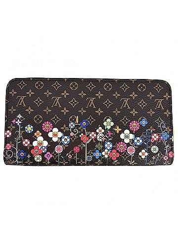 Louis Vuitton Louis Vuitton Women's Monogram LV x TM Zippy Wallet Long Wallet, designed by Takashi Murakami, Round Zipper, Japan Limited Edition, M14162, Brown, Multicolor, Gold Hardware (view 1)