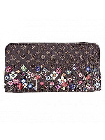 Louis Vuitton Louis Vuitton Women's Monogram LV x TM Zippy Wallet Long Wallet, designed by Takashi Murakami, Round Zipper, Japan Limited Edition, M14162, Brown, Multicolor, Gold Hardware (view 2)