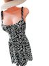 Urban Outfitters Floral Black White Romper Size M - photo 2