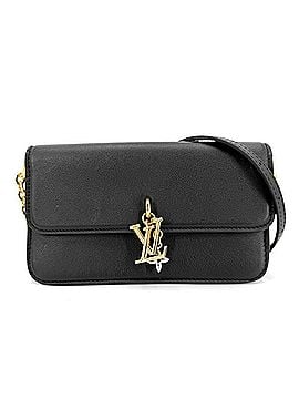 Louis Vuitton Louis Vuitton Chain Wallet for Women, LV Bloom on Shoulder Bag, M14564, Leather, Black, Gold and Silver Hardware (view 1)