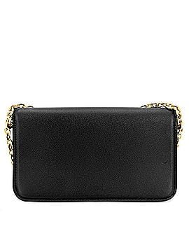 Louis Vuitton Louis Vuitton Chain Wallet for Women, LV Bloom on Shoulder Bag, M14564, Leather, Black, Gold and Silver Hardware (view 2)