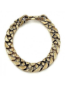 Louis Vuitton Louis Vuitton Monogram Bracelet Chain Links Patches Strass Accessory for Men, Size L, LOUIS VUITTON MP2775, Multicolor Gold, Approx. 46.9g (view 2)