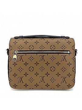 Louis Vuitton Louis Vuitton Women's Monogram Reverse Pochette Metis MM Handbag Shoulder Bag Crossbody LOUIS VUITTON M44876 Brown Gold Hardware (view 2)