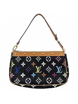 Louis Vuitton Louis Vuitton Women's Handbag, Pochette Accessoires Accessory Pouch, Shoulder Bag, Black, LOUIS VUITTON M92648, Monogram Multicolore, Noir Gold Hardware (view 1)