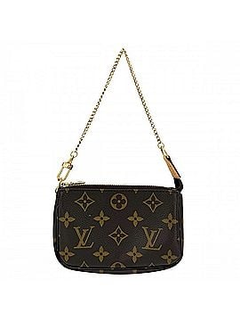Louis Vuitton Louis Vuitton handbag for women, Mini Pochette Accessoires accessory pouch, M58009, Monogram canvas, brown, gold hardware. (view 1)