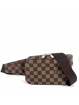 Louis Vuitton Louis Vuitton Geronimos Men's Body Bag, Waist Pouch, Crossbody N51994, Damier Canvas, Brown, Gold Hardware (view 1)