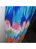 Bisou Bisou Chevron-herringbone Blue Teal Orange Pink Purple Casual Dress Size 10 - photo 6