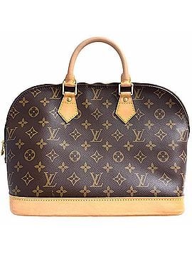 Louis Vuitton Louis Vuitton Alma PM handbag for women, brown, LOUIS VUITTON M51130, Monogram canvas, gold hardware. (view 2)