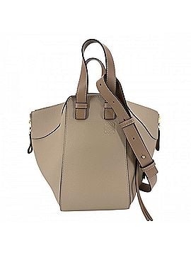 Loewe Loewe Women's Hammock Bag Small Shoulder Handbag Crossbody LOEWE Calfskin Beige Gold Hardware (view 1)