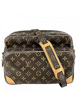 Louis Vuitton Louis Vuitton Nile Shoulder Bag for Women, M45244, Monogram Canvas, Brown, Gold Hardware (view 1)