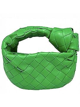 Bottega Veneta Bottega Veneta handbag for women, Intrecciato Candy Jodie mini bag, leather, green, gold hardware. (view 2)